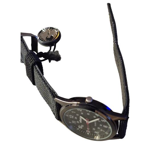 Infantry Mens Watch Quartz New Battery 24-hour dial Box with paperwork Sharp - Picture 8 of 9